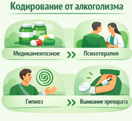 кодирование от алкоголизма в Углегорске Санати